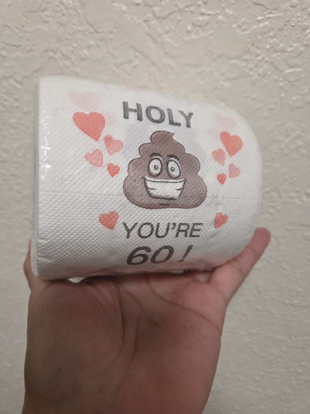 Novelty 60th Birthday Toilet Paper Roll